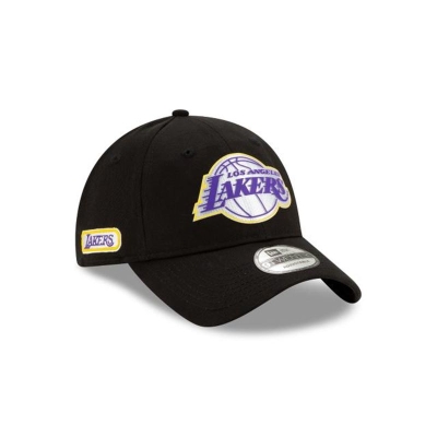 Los Angeles Lakers Gorra | New Era NBA Authentics Half Series 9twenty Adjustable Cap Mexico - Negros